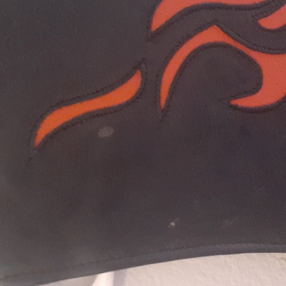 Flame Leather Vest - Picture 7 of 7